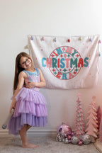 Christmas Banner, In My Christmas Era, Festive Kids Fabric Tapestry,  Room Decor