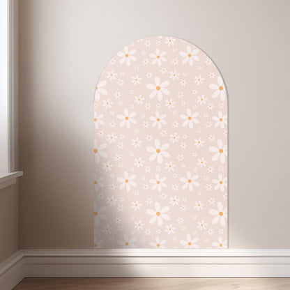 Magnet Magic Arch - Daisy Floral Magnetic Wall Decal for Kids, Wall Decal