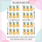 Happy Pineapple Wall Decals