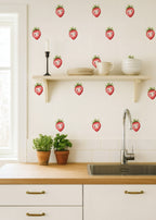 Happy Strawberry Wall Decals