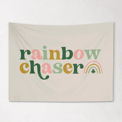 Fabric Tapestry Banner, Rainbow Chaser, Kids Wall Art Room Decor, Children's Wall Art