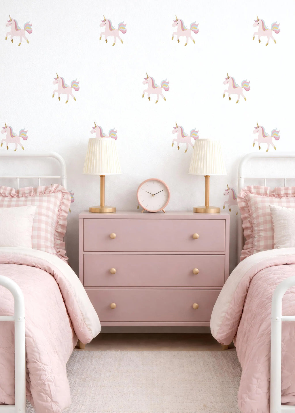 Pink Unicorn Wall Decals
