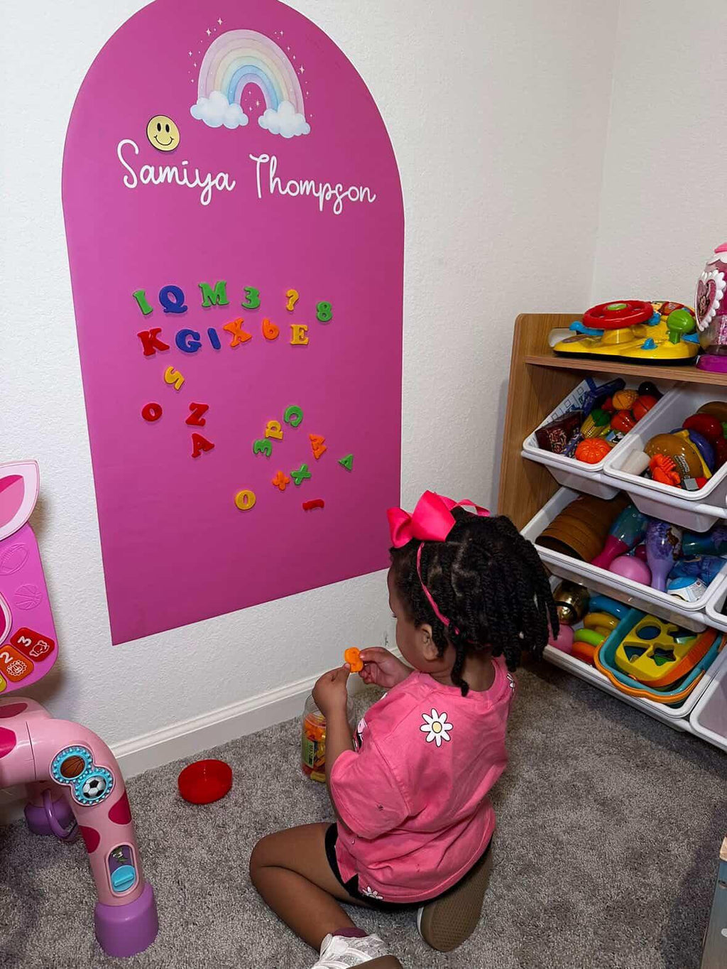 Magnet Magic Wall - Personalized Rainbow