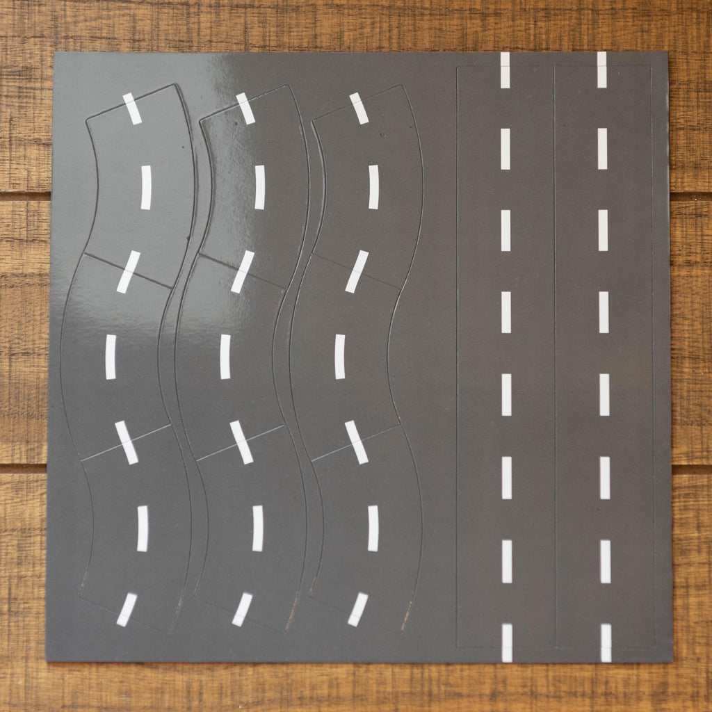 Road & Cars Set - Magnet Set For Magnet Magic Wall & More