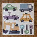 Road & Cars Set - Magnet Set For Magnet Magic Wall & More