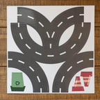 Road & Cars Set - Magnet Set For Magnet Magic Wall & More