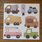 Road & Cars Set - Magnet Set For Magnet Magic Wall & More