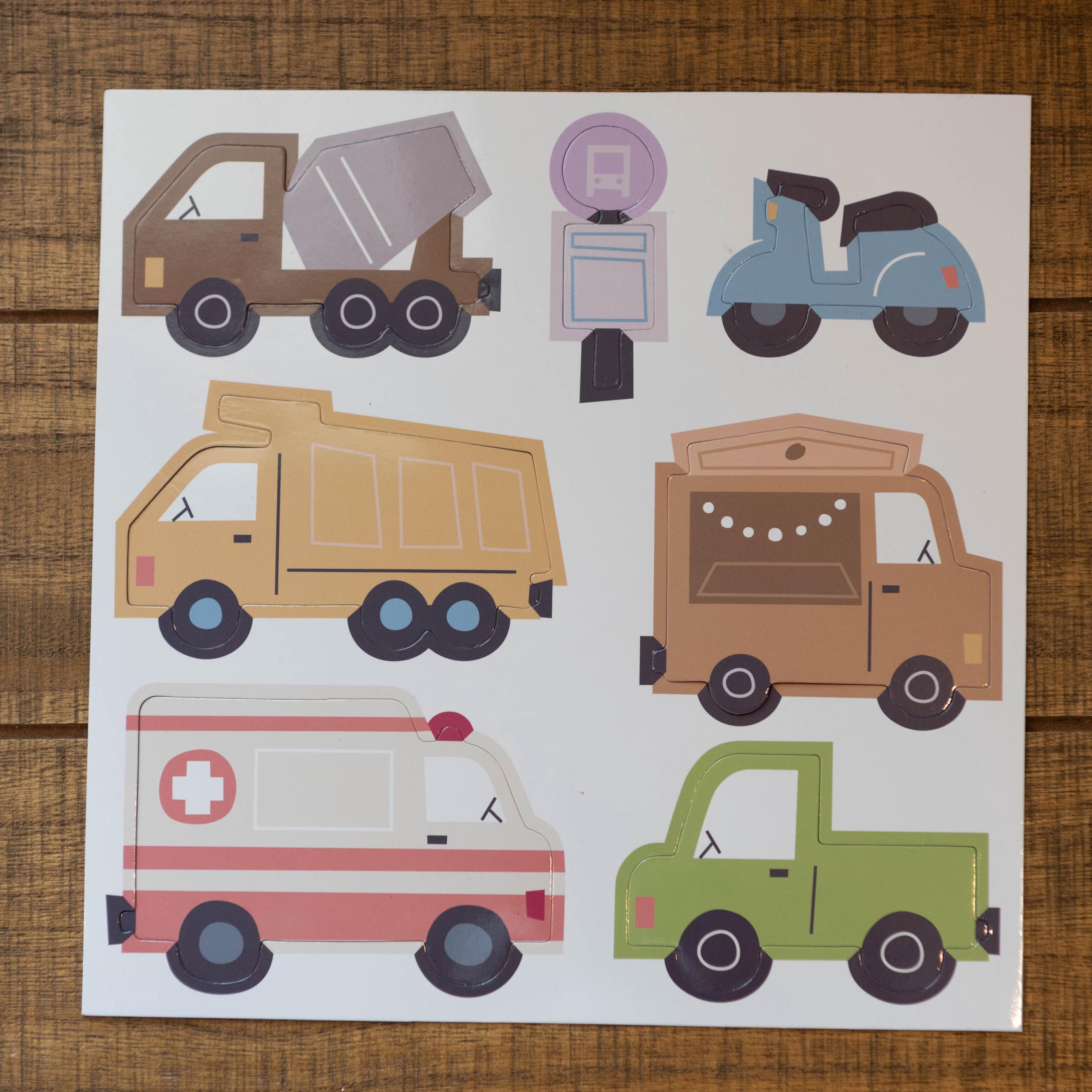 Road & Cars Set - Magnet Set For Magnet Magic Wall & More