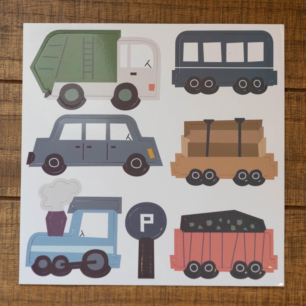 Road & Cars Set - Magnet Set For Magnet Magic Wall & More