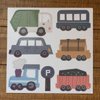 Road & Cars Set - Magnet Set For Magnet Magic Wall & More