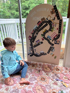 Road & Cars Set - Magnet Set For Magnet Magic Wall & More