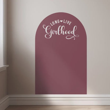 Magnet Magic Arch - Long Live Girlhood Magnetic Wall Decal for Kids