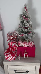 Christmas Banner, Candy Cane Crew, Kids Fabric Tapestry