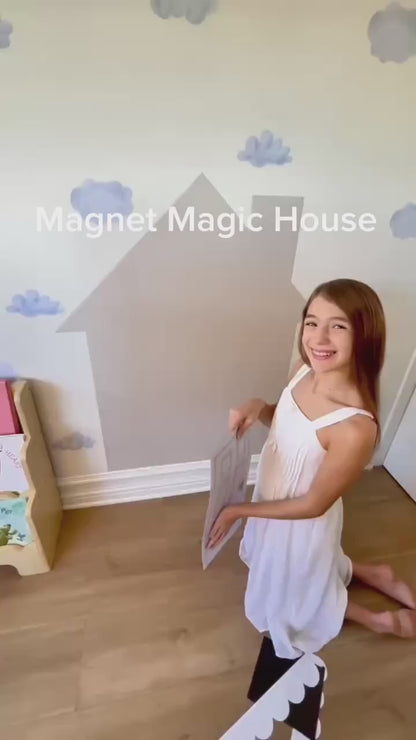 Magnet Magic Magnetic House Wall Decal for Kids
