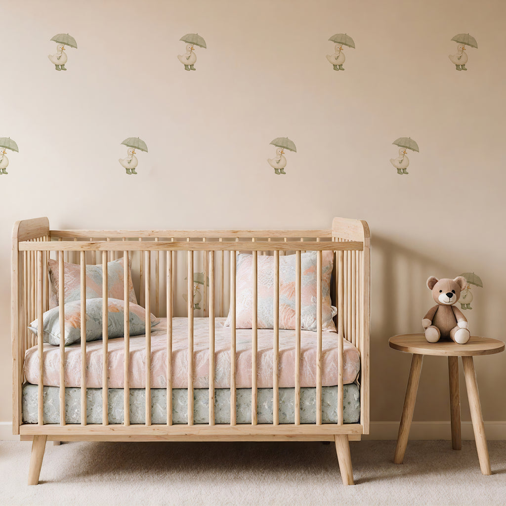 Sage Umbrella Goose Wall Decals