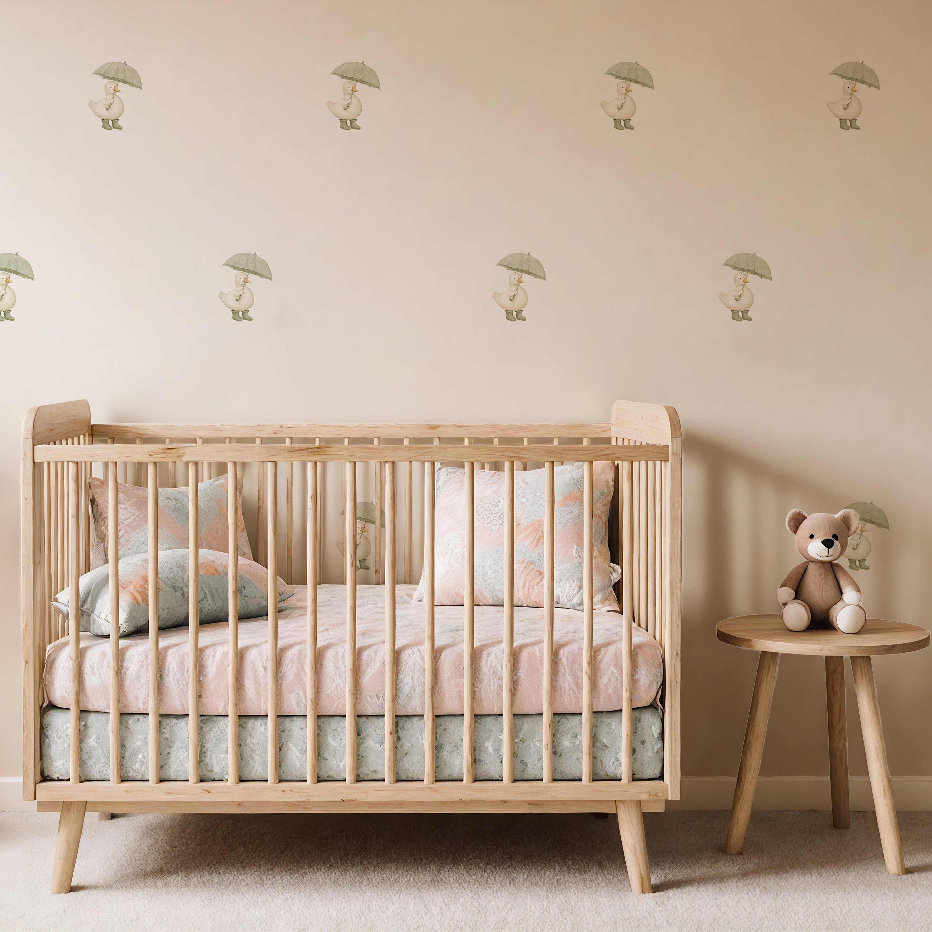 Sage Umbrella Goose Wall Decals