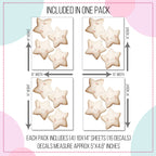 Smiley Star Wall Decals