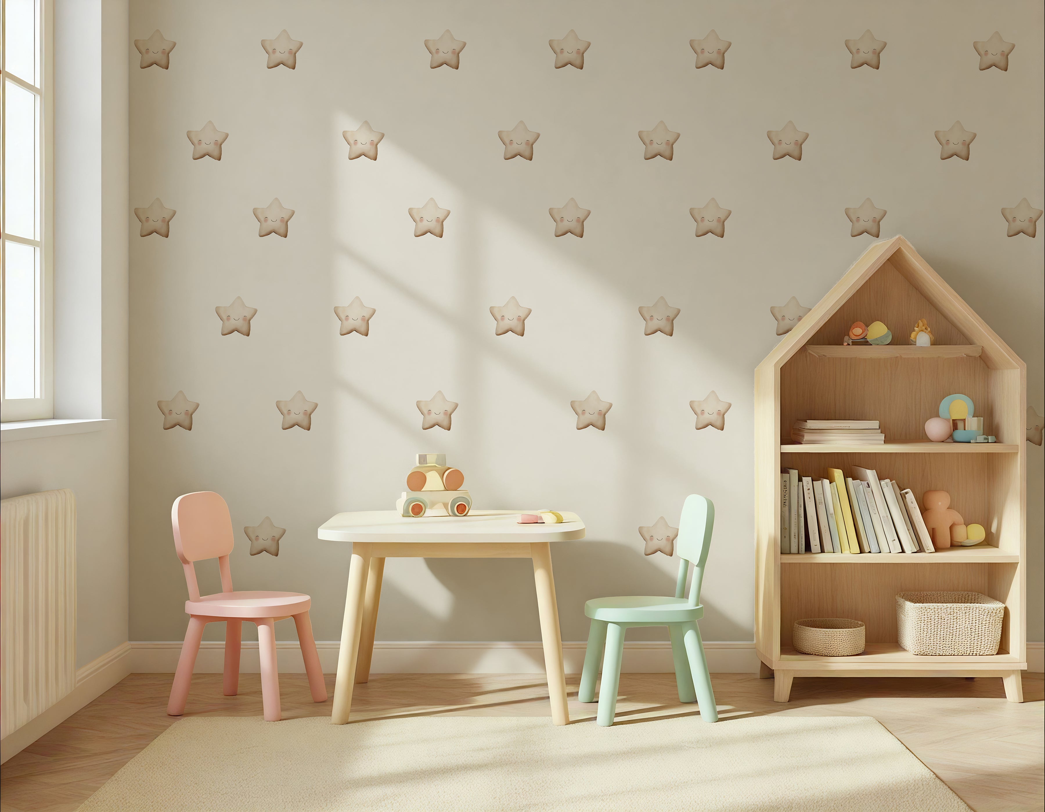 Smiley Star Wall Decals