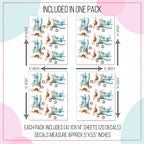 Teal Airplane Wall Decals